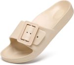 Cloud Slides for Women with Arch Support Pillow Soft Recovery Sandals Lightweight Summer Beach Slippers Non-Slip Shower Shoes