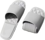 Travel Slippers for Women and Men, Portable Foldable Slippers with Storage Bag, Soft Comfy Non-Slip Quick Dry House Bathroom Shower Shoes Spa Gym Swimming Beach Sandals