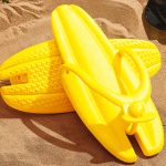 Portable Foldable Flip Flop Sandals For Womens Mens,Summer Beach Vacation Essentials,Comfortable Flat Slides - Image 2