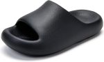 Pillow Slippers for Women and Men, Cloud Slides Shower Sandals House Shoes, Comfy and Cushioned Thick Sole