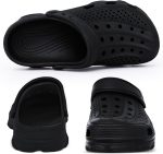 Womens Mens Garden Clogs Shoes with Arch Support Unisex Comfort Slip-on Sandals - Image 2