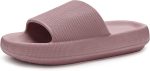 Pillow Slippers for Women Non Slip | Cushioned Thick Sole Slides | Quick Drying Bathroom Sandals