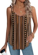 Womens Tank Tops Spaghetti Strap Camisoles Eyelet Embroidery Scoop Neck Tops