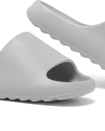 Unisex "Cloud-Feel" Slides | Thick-Soled (Height-Increasing) Style | Non-Slip & Quick-Drying | Soft & Lightweight | Open-Toe Design | Suitable for Indoor & Outdoor Home Wear