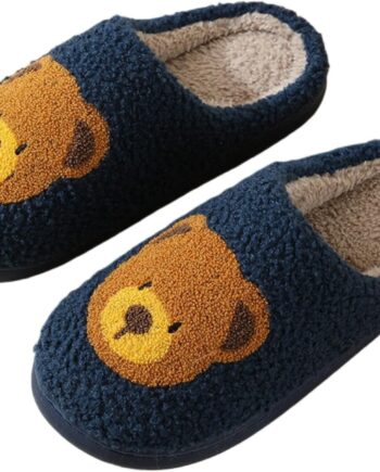 Home Slippers: Unisex, Flexible and Comfortable, Retro Memory Foam and Plush Materials, Warm Winter Wool Lining, Non-Slip Sole Design, Suitable for Indoor/Outdoor Wear