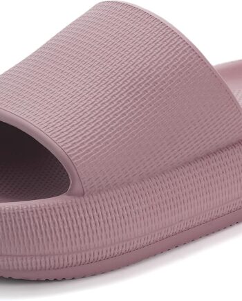 Pillow Slippers for Women and Men | House Slides Shower Sandals | Cushioned Thick Sole